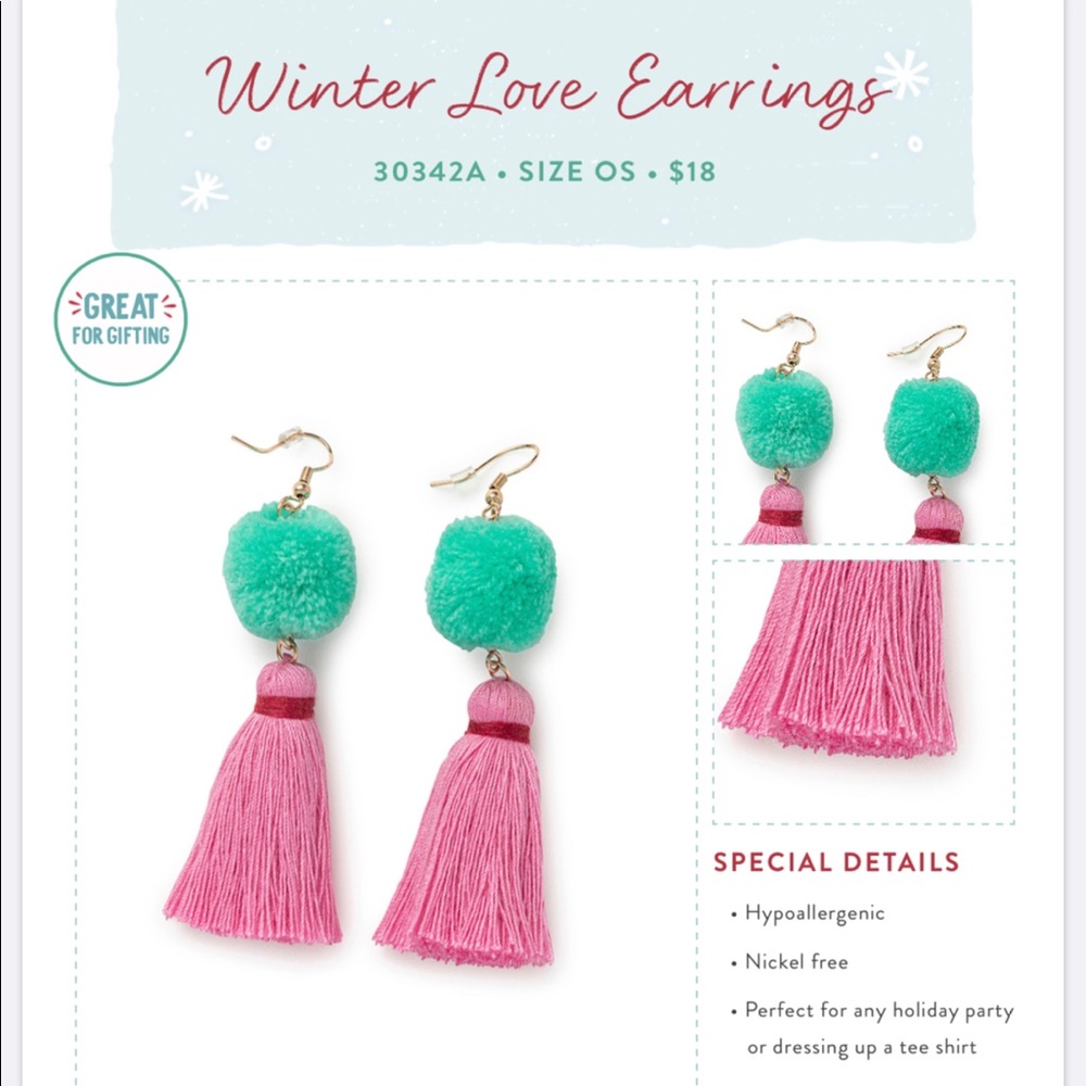 Matilda Jane Winter Love Earrings